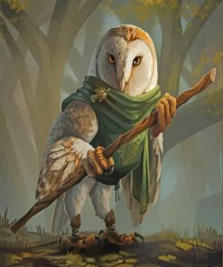 Majestic Owl Art Paint By Numbers