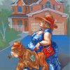 Fat Woman Whimsical Paint By Numbers