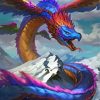 Mythical Serpent Colors Paint By Numbers
