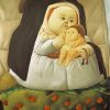 Fernando Botero Mother and Child Paint By Numbers