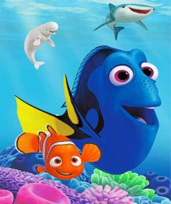 Finding Dory Fish Adventure Paint By Numbers