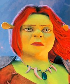Fiona in Shrek Cartoons Paint By Numbers
