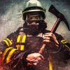 Firefighter Hero Paint By Numbers
