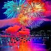 Colorful Firework Night Paint By Numbers