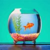 Golden Fish Tank Paint By Numbers