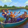 Aesthetic Fishermen Paint By Numbers