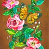 Butterfly and Flower Paint By Numbers