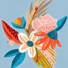 Floral Illustrations Paint By Numbers