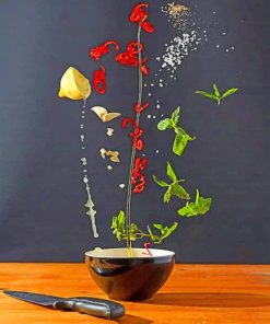 Healthy Food Creations Paint By Numbers