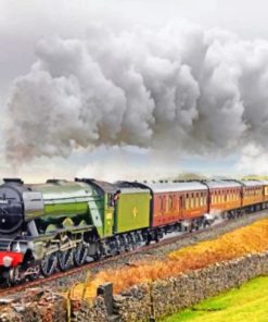 Scottish Steam Engines Paint By Numbers