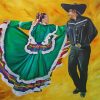 Mexican Folklorico Dancing Paint By Numbers