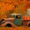 Autumn Ford Scene Paint By Numbers