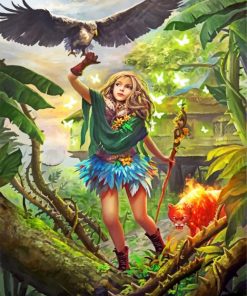Forest Queen Women Paint By Numbers