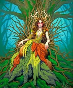 Forest Queen Woman Paint By Numbers