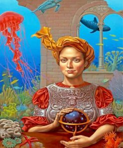 Fortune Teller Woman Paint By Numbers