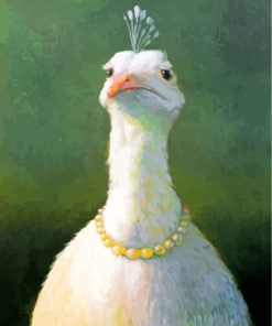 Fowl in Pearls Animal Art Paint By Numbers