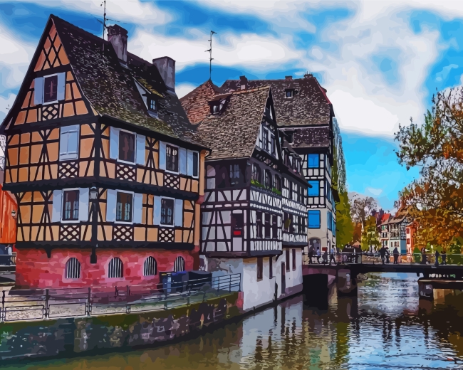 Final step for Discover Frankfurt's Charm Paint by Numbers artwork