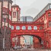 Frankfurt Skyline Paint By Numbers