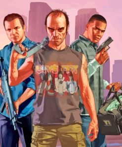 Franklin Clinton GTA Paint By Numbers