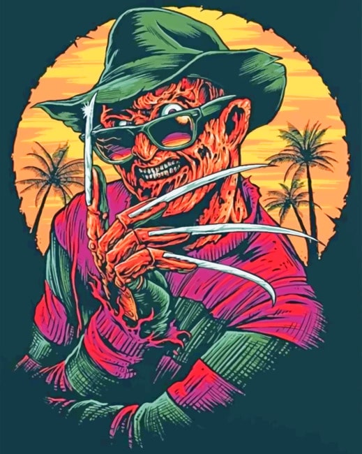 Finalizing the Freddy Krueger Artwork