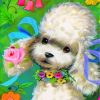 French Poodle Dog Paint By Numbers