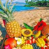 Fresh Fruits Seascape Paint By Numbers