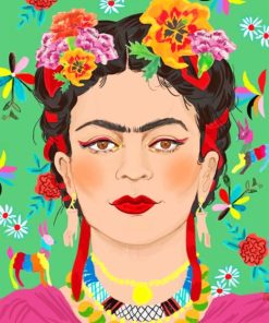 Frida Kahlo Inspired Women Paint By Numbers