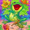 Frog Nature Scene Paint By Numbers