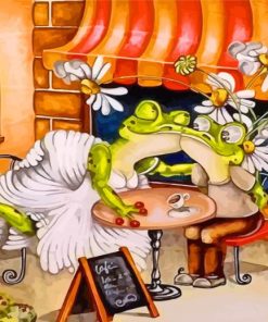 Frog Couple Love Paint By Numbers