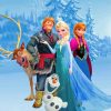 Elsa and Anna Frozen Paint By Numbers