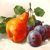 Pears and Plums Paint By Numbers