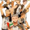Fukurodani Team Haikyuu Paint By Numbers