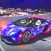 Galaxy Lamborghini Car Paint By Numbers