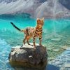 Bengal Cat Nature Seascape Paint By Numbers