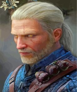 Geralt of Rivia Witcher Paint By Numbers