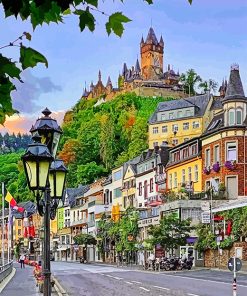 Cochem Castle Germany Paint By Numbers