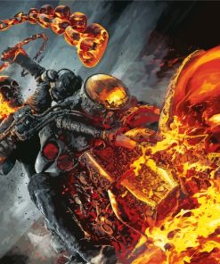 Ghost Rider Aesthetic Paint By Numbers