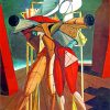 Giorgio De Chirico Colorful Abstract Paint By Numbers