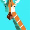Giraffe Easy Art for Kids Paint By Numbers