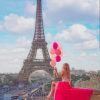 Parisian Girl Eiffel Tower Paint By Numbers