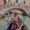 Girl on a Venetian Boat Paint By Numbers