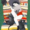 Girlfriend Sleeping with Cats Paint By Numbers