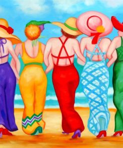 Beach Girls Paint By Numbers