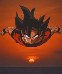 Goku Anime Masterpiece Paint By Numbers