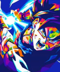 Goku Pop Art Madness Paint By Numbers