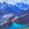 Gokyo Lakes Scenic Paint By Numbers