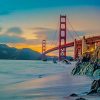 Golden Gate Bridge Cityscape Paint By Numbers