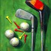 Golf Club Essentials Paint By Numbers