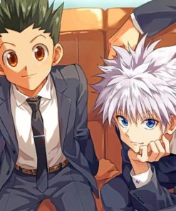 Gon and Killua Anime Paint By Numbers