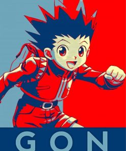 Gon Freecss Anime Paint By Numbers